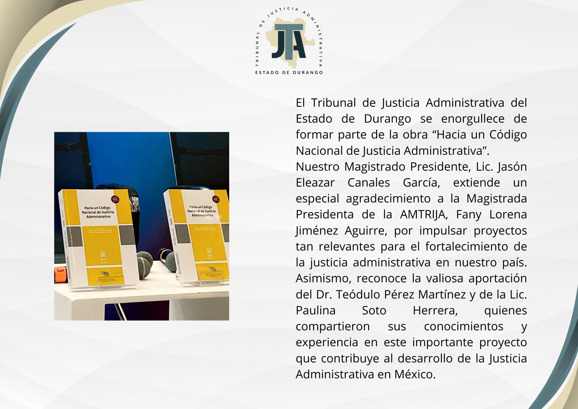 Hacia un Código Nacional de Justicia Administrativa